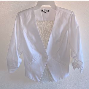 White blazer